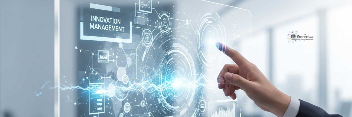 Porträt-Illustration zur Vorstellung des Autors und Experten für Innovationsstrategien im Bereich Facility Management.